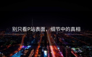 别只看P站表面，细节中的真相