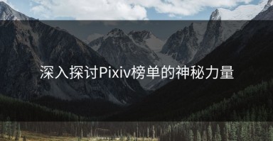 深入探讨Pixiv榜单的神秘力量
