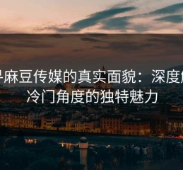 探寻麻豆传媒的真实面貌：深度解析冷门角度的独特魅力